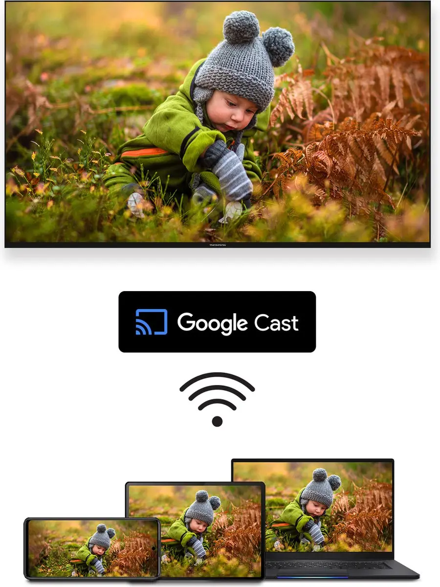 Thomson Streaming Stick 145 Google TV - Zwart - afbeelding 2 van 6