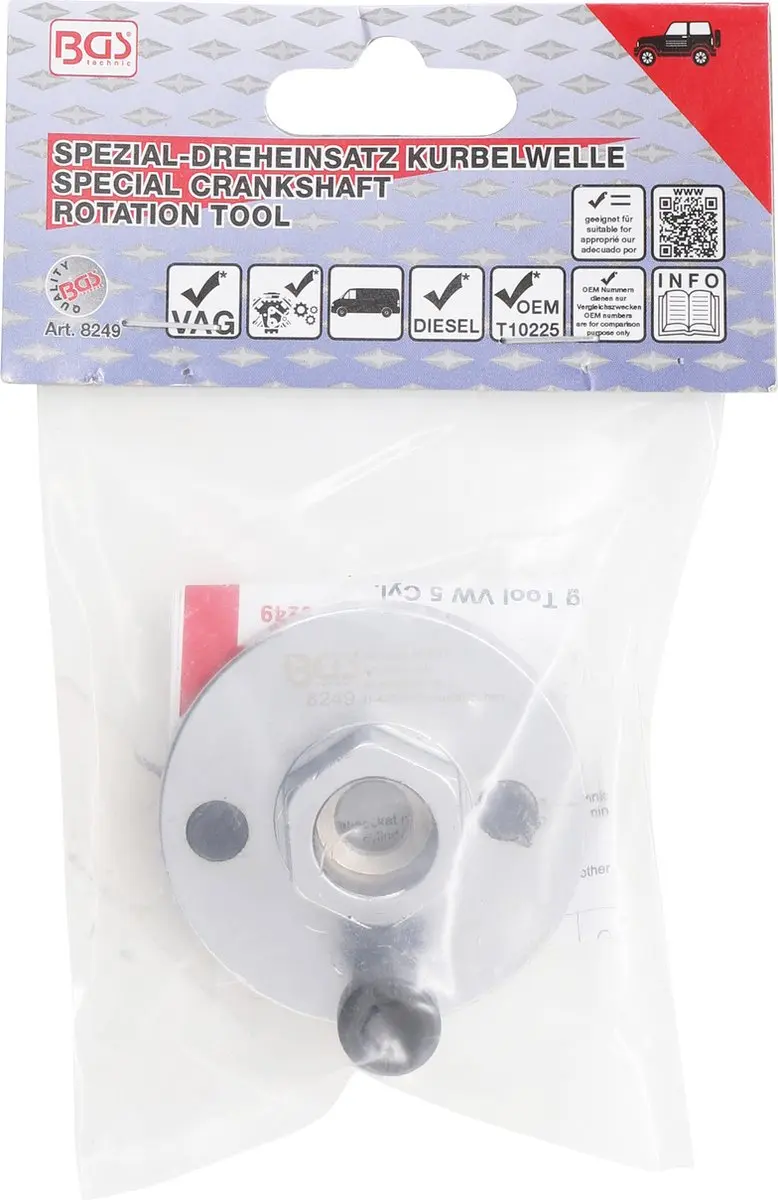 BGS technic krukas dopsleutel VAG 5-cilinder - 8249 - afbeelding 5 van 5