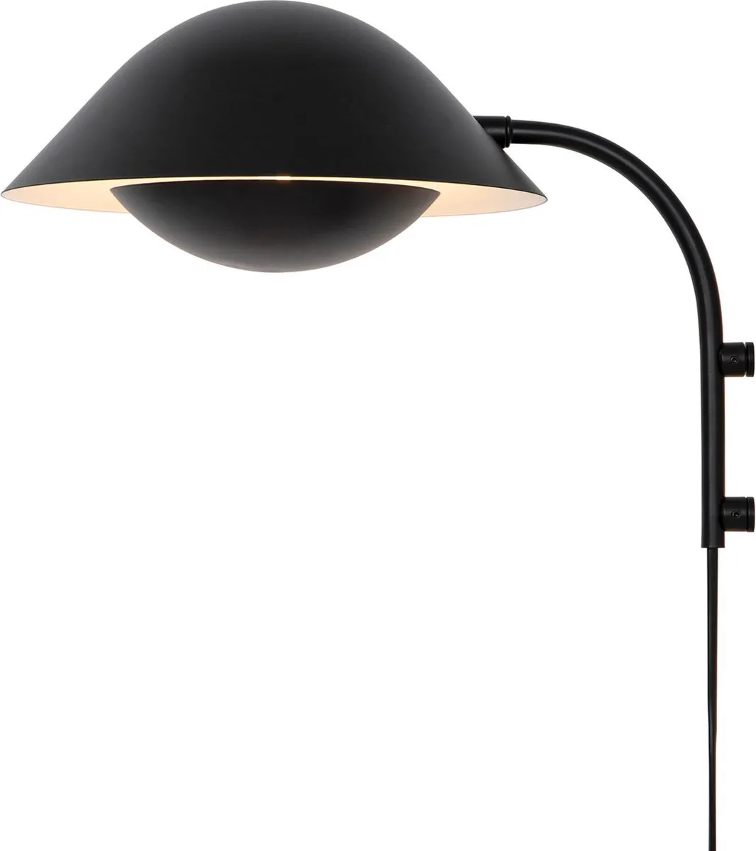 Nordlux Freya Wandlamp E14 - Ø35cm - Zwart