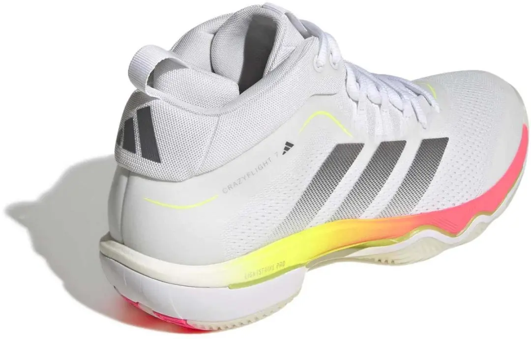 adidas Crazyflight 7 Mid Indoor Volleybalschoenen - Wit - afbeelding 3 van 6