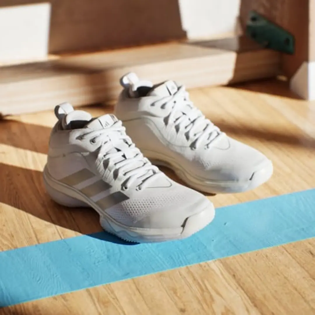 adidas Crazyflight 7 Mid Dames Indoorschoenen - Wit - afbeelding 5 van 6