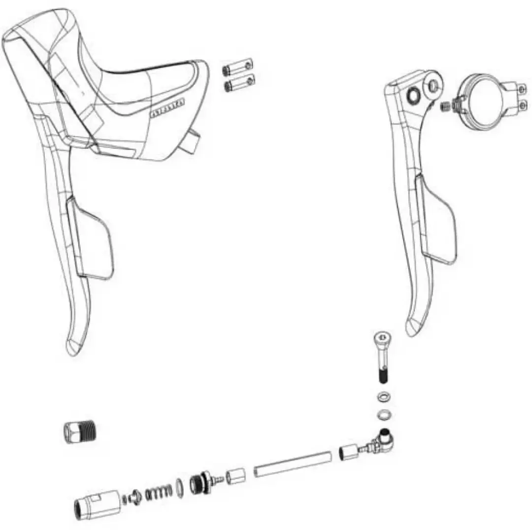 SRAM Red AXS E1 11.7018.081.004 Linker Remhendel - afbeelding 2 van 2