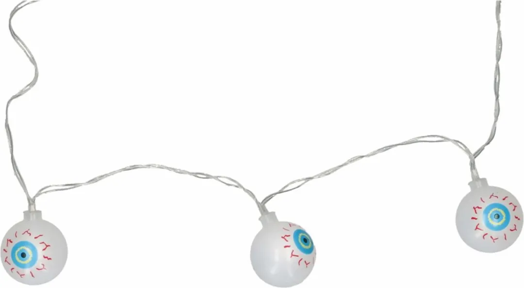 Grundig Halloween Lichtsnoer Oogballen 10 LED