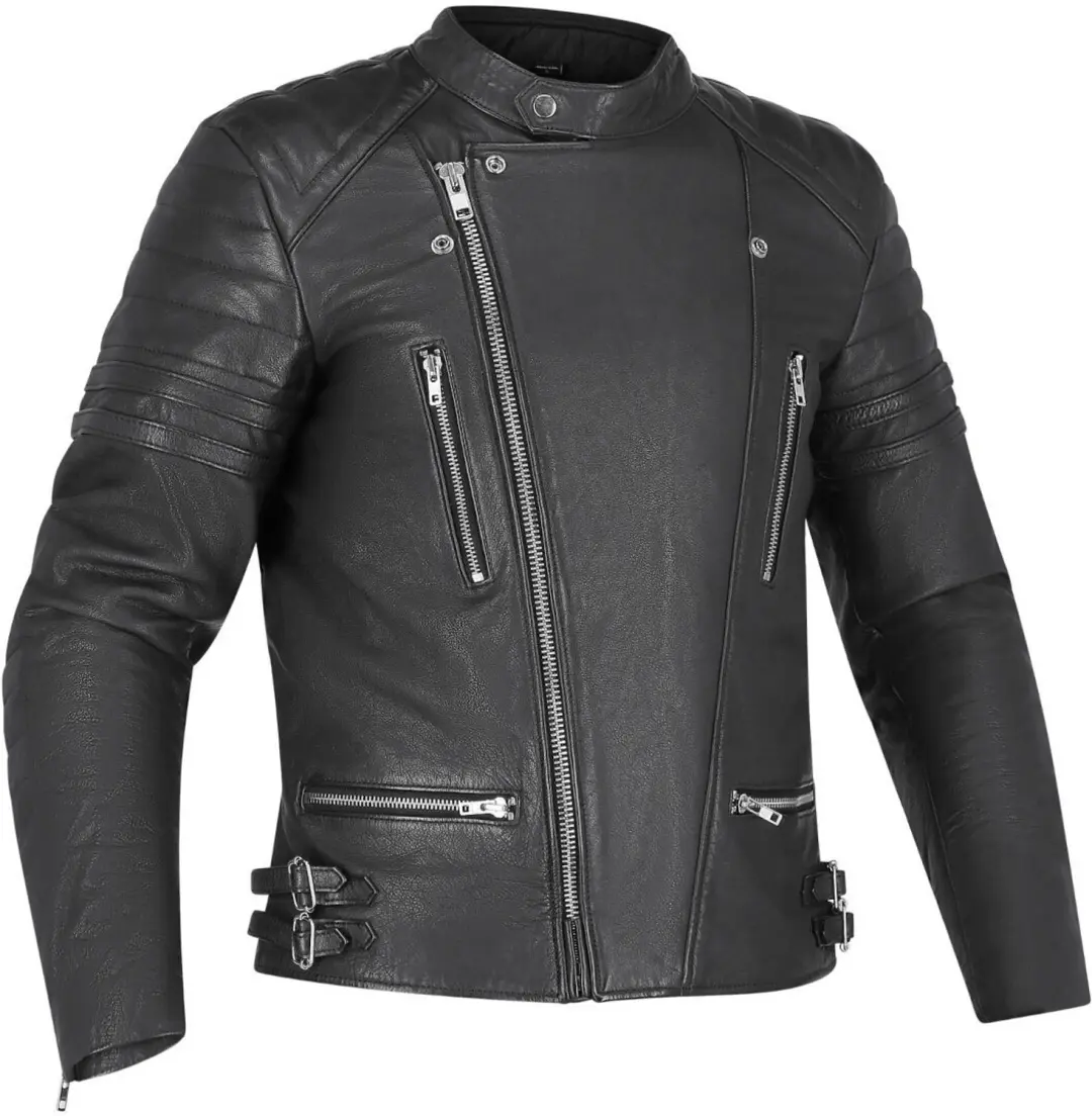 Richa Camden Zwart Leren Motorjas