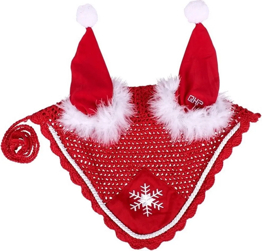 QHP Oornetje Kerst - Shetland - Rood - afbeelding 2 van 2