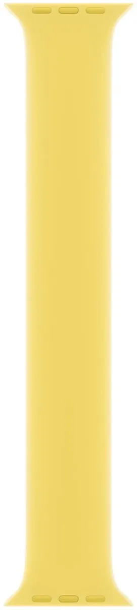 Apple Siliconen Solobandje Apple Watch - One Size - Lemon Zest