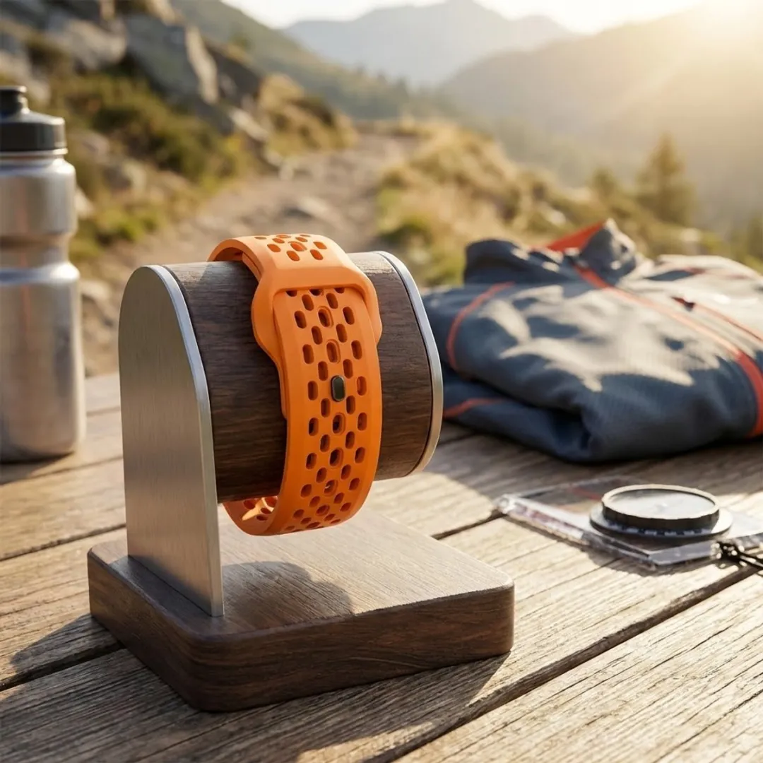 NUVEX Horlogebandje 22mm Silicone - Oranje