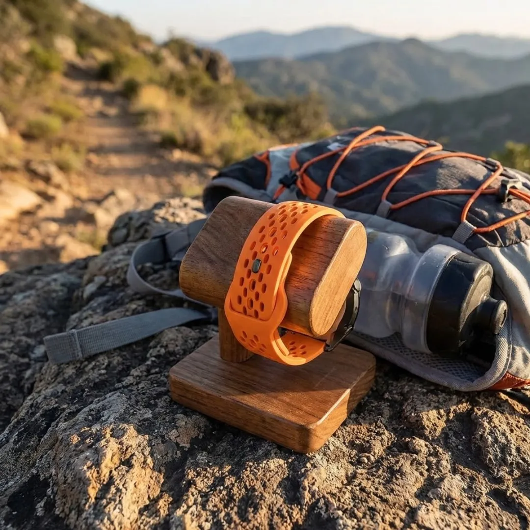 NUVEX Horlogebandje 22mm Silicone - Oranje