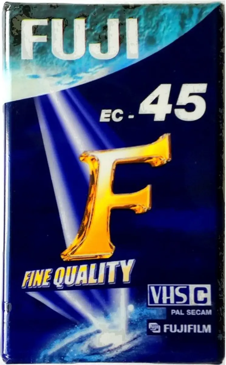 FUJI EC-45 VHS-C video cassette