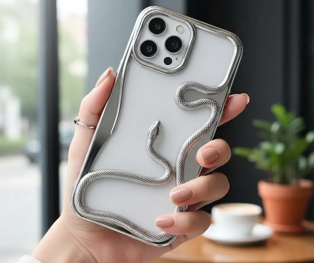 NUVEX iPhone 12 Pro Max Hoesje - Zilverkleurig Transparant