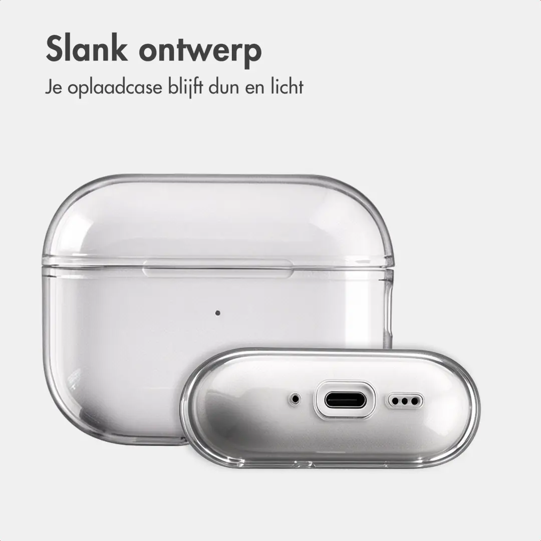 imoshion Clear Softcase Hoesje AirPods Pro 3 - Smokey Black - afbeelding 4 van 6