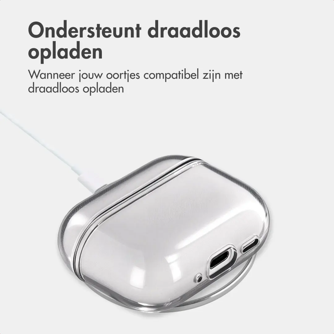 imoshion Clear Softcase Hoesje AirPods Pro 3 - Smokey Black - afbeelding 6 van 6