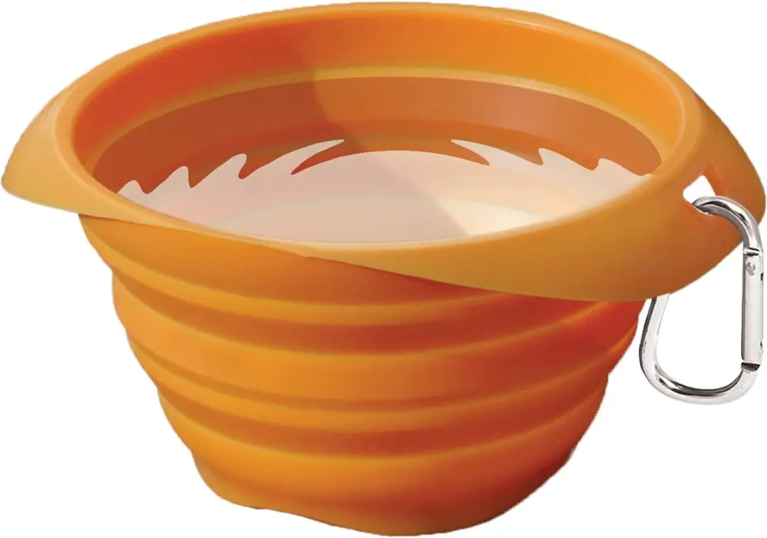 Opvouwbare hondenbak, PVC- en BPA-vrije siliconen, geschikt voor voer en water,