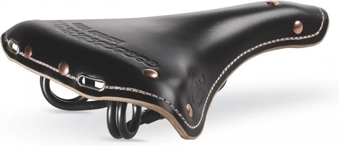 Selle Monte Grappa Zadel Oxford Club Sport Leer 28 Cm Zwart