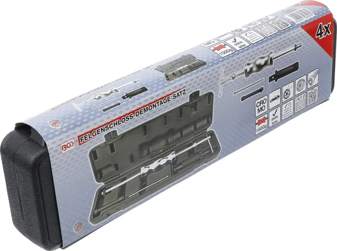 BGS Velgenslot demontageset voor BMW, MINI 10 delig