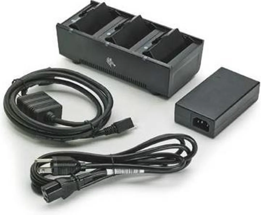Zebra SAC-MPM-3BCHGEU1-01 Batterijlader - Zwart