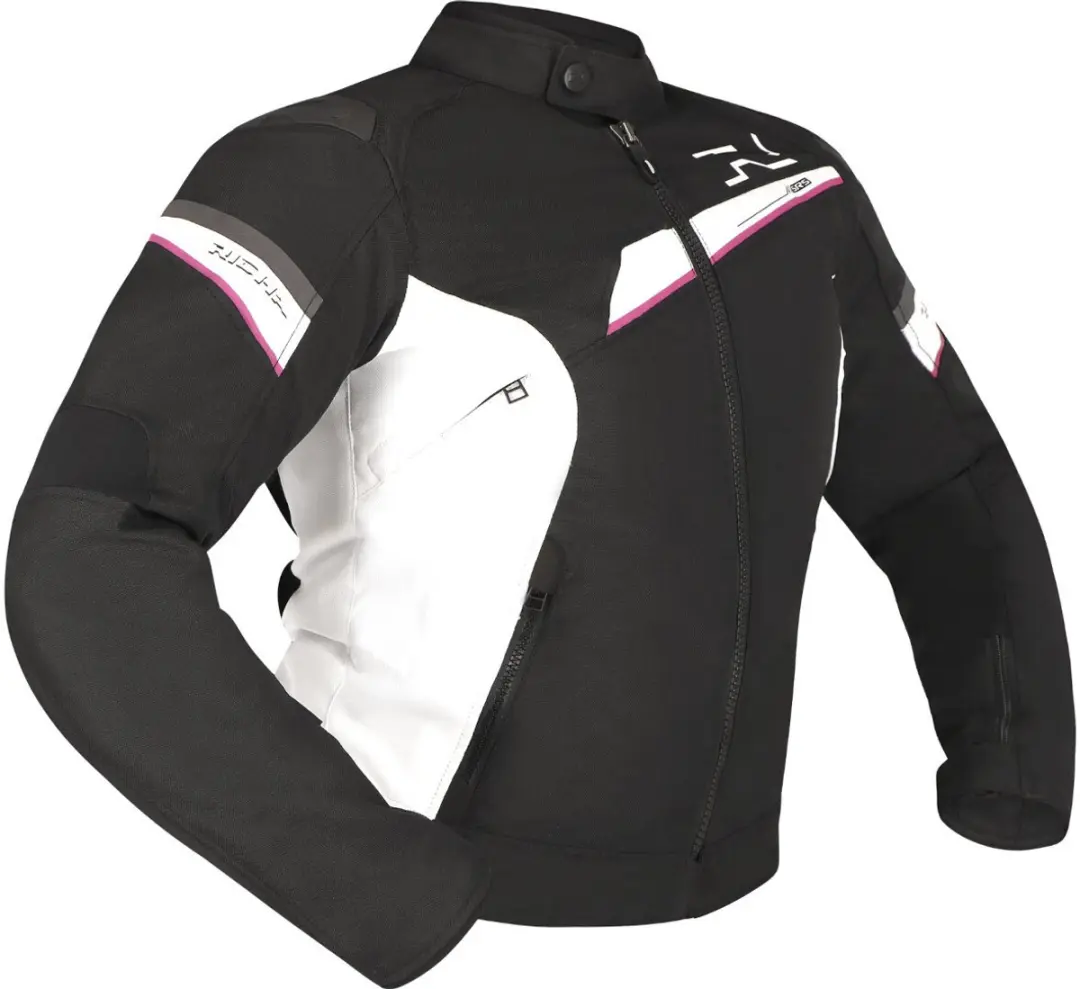 Richa Gotham 3 WP Dames Wit Textiele Motorjas