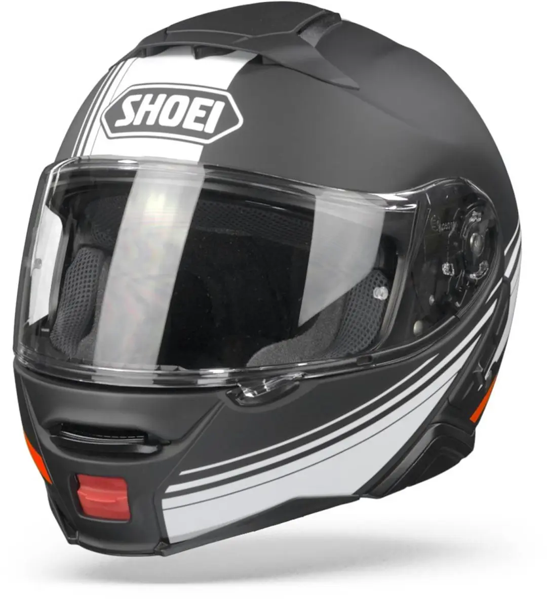 Shoei Neotec II Separator TC-5 Mat Zwart Wit Rood Systeemhelm