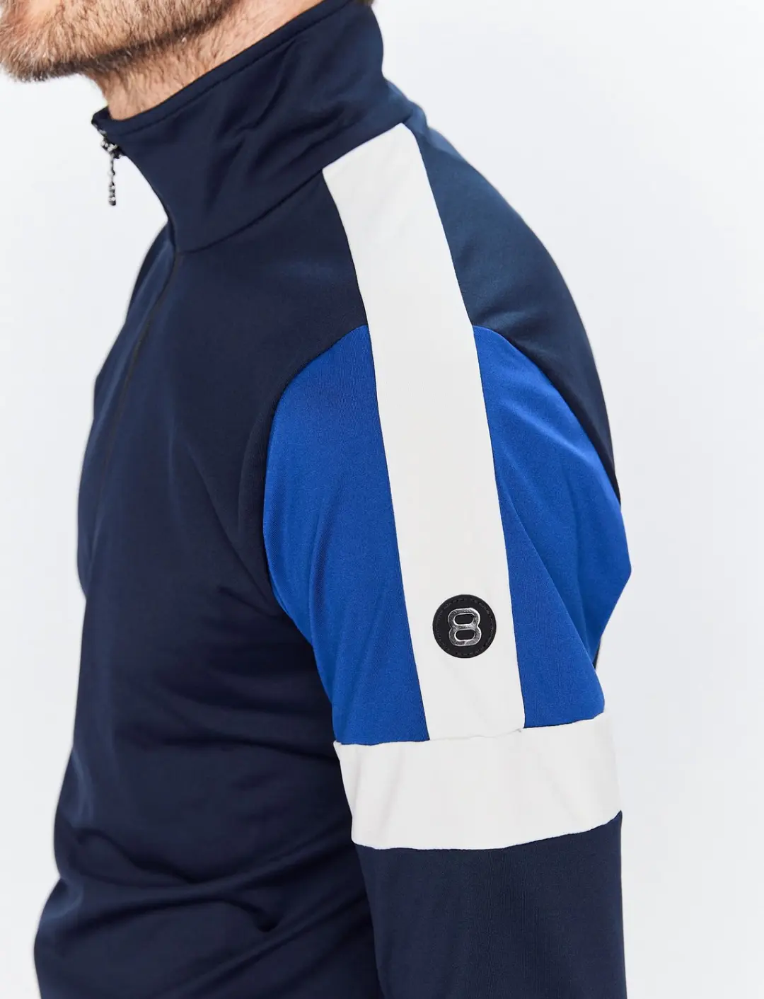 8848 Altitude Tord 1/2 Zip Skipully Heren - Blauw - afbeelding 5 van 6
