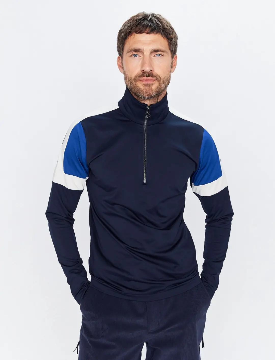 8848 Altitude Tord 1/2 Zip Skipully Heren - Blauw - afbeelding 2 van 6