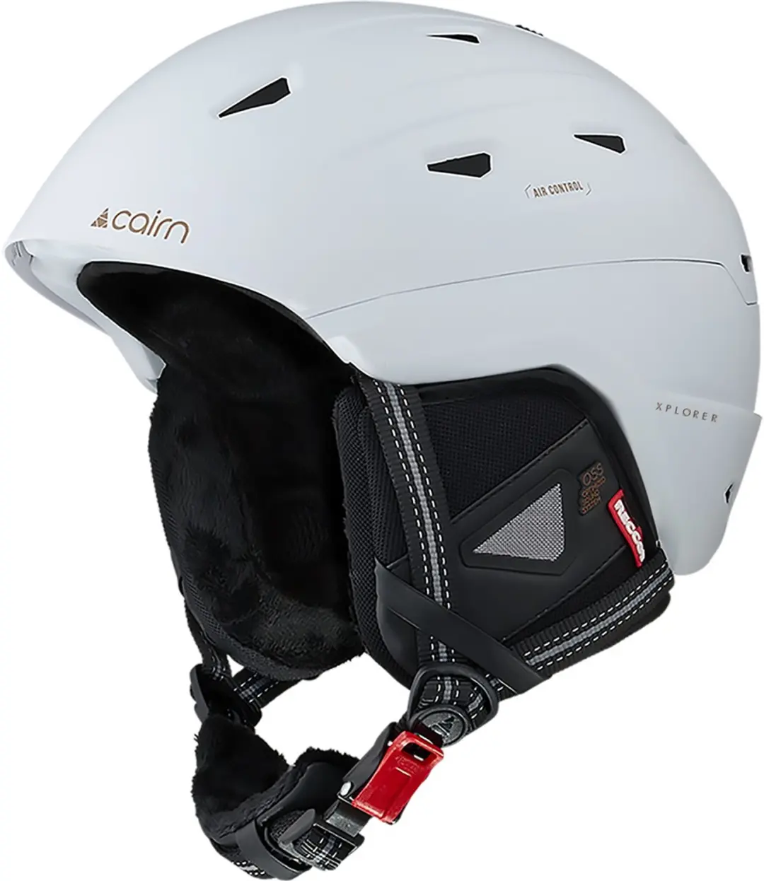 Cairn Xplorer Pure Skihelm met Recco - Unisex - Mat Wit - Maat 54/56