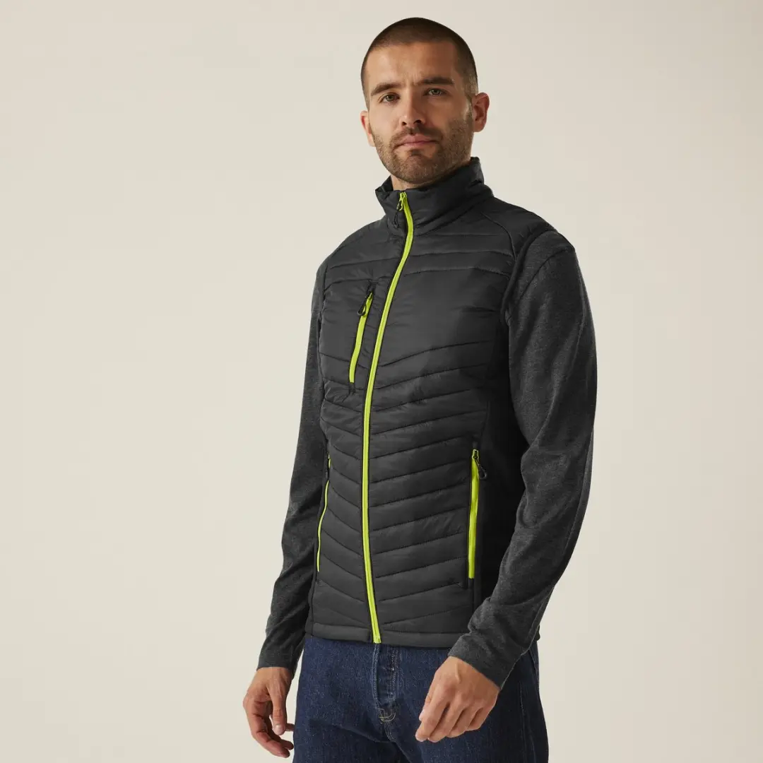 Jas Hiking Heren Geïsoleerd Stretchy Bodywarmer