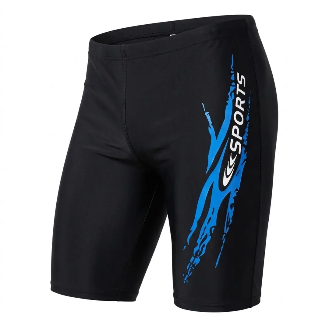 Zwart blauw sport zwembroek heren maat M