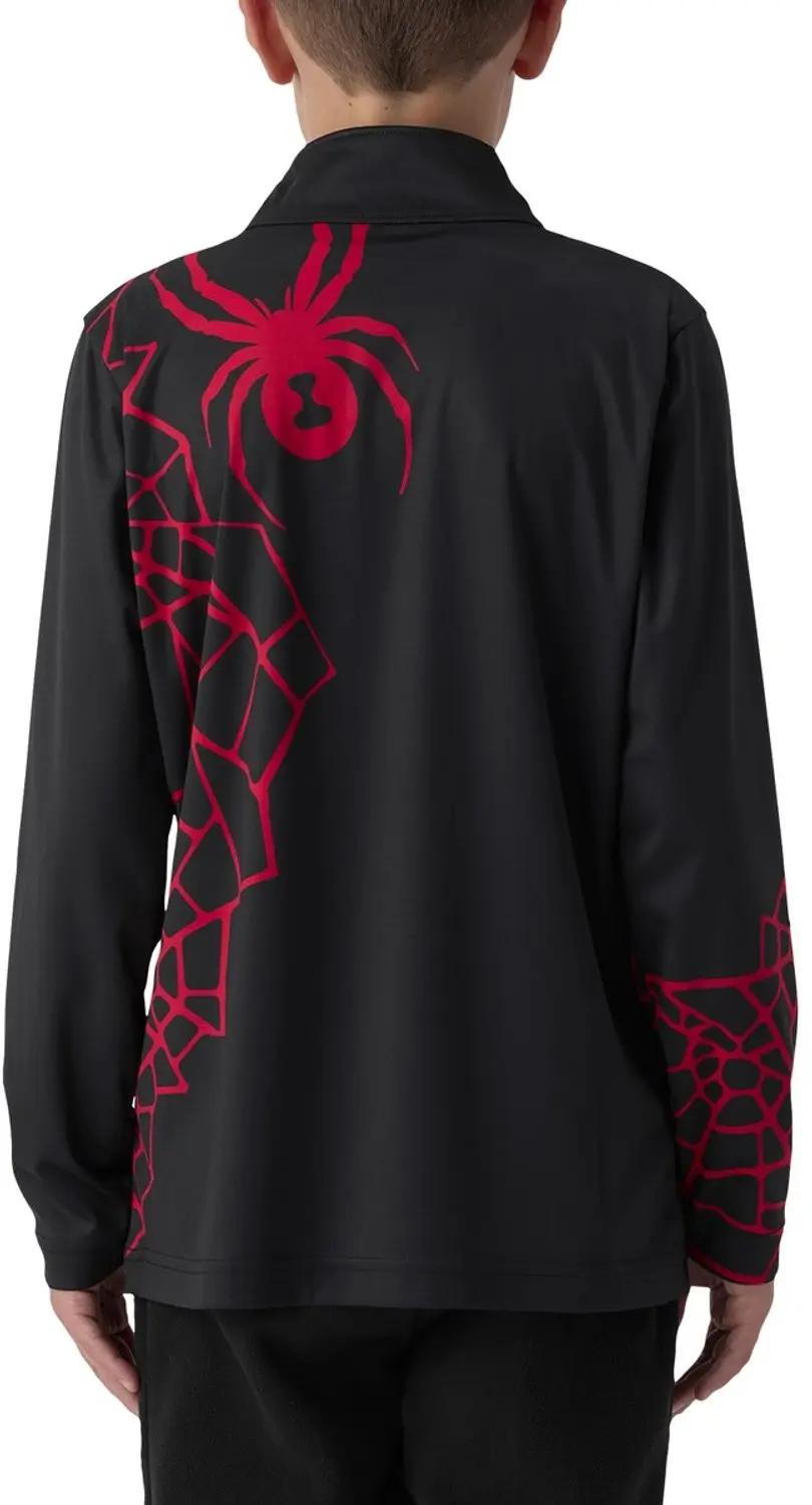 Spyder Jacobs 1/2 Zip Trui Kind - Zwart - afbeelding 2 van 6