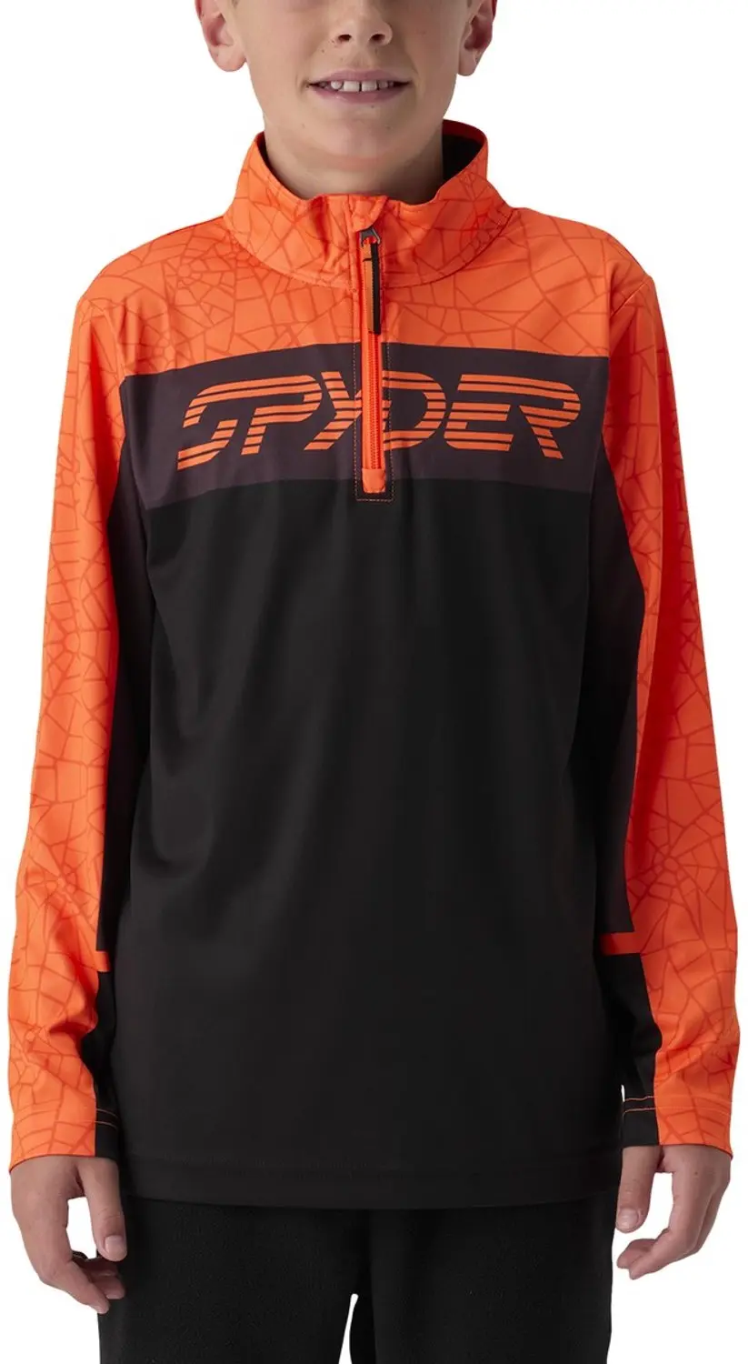 Spyder Jacobs 1/2 Zip Trui Kind - Zwart - afbeelding 3 van 6
