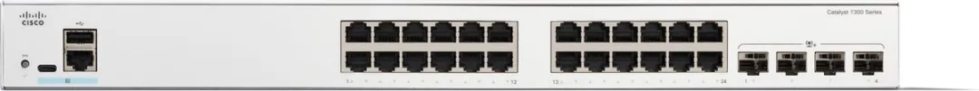 Cisco C1300-24T-4X Schakelaar - 24x Ethernet, 4x SFP - Wit