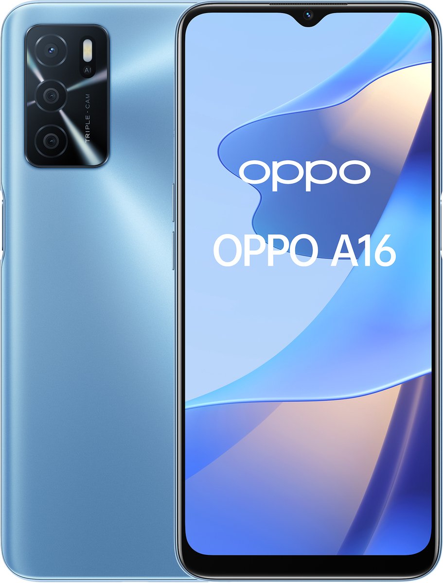 OPPO A16 - 64GB - Blauw