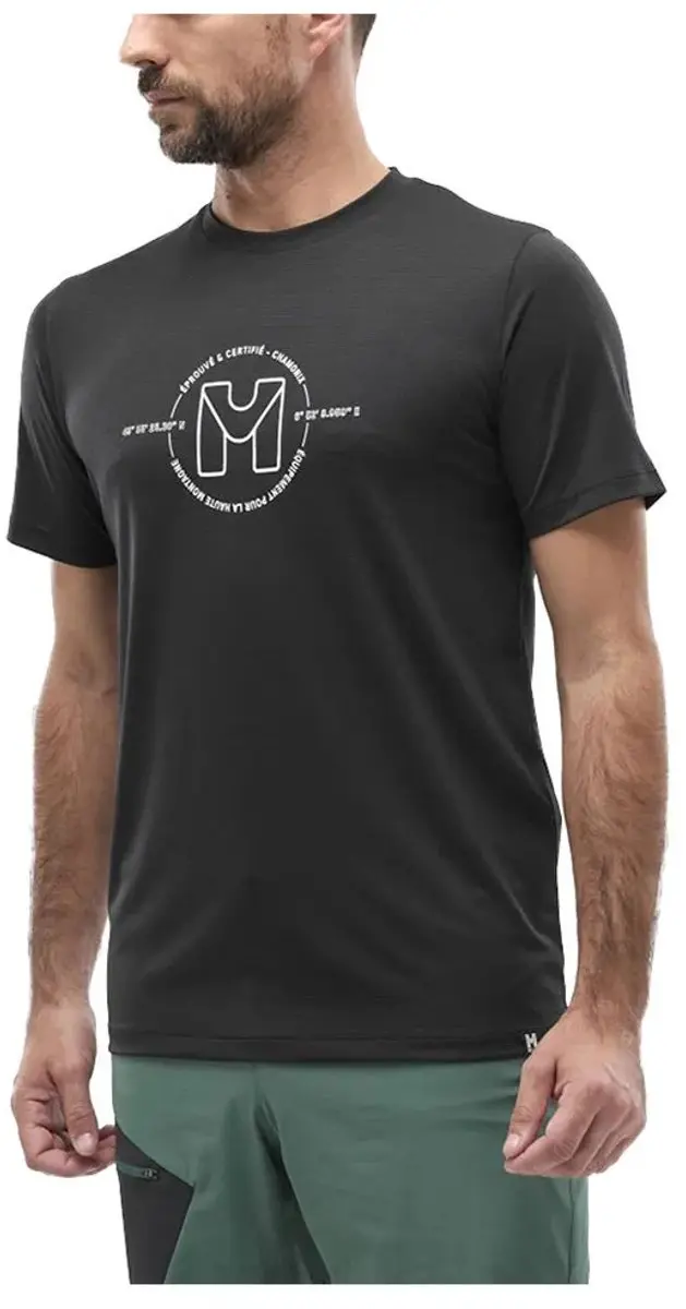 Millet Ubic Light T-shirt Met Korte Mouwen Zwart L Man