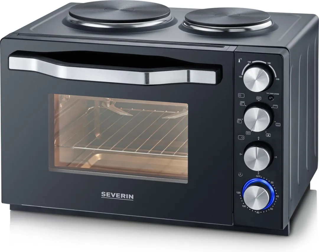 Severin TO 2074 Bak- en Broodrooster Oven 30L - Zwart