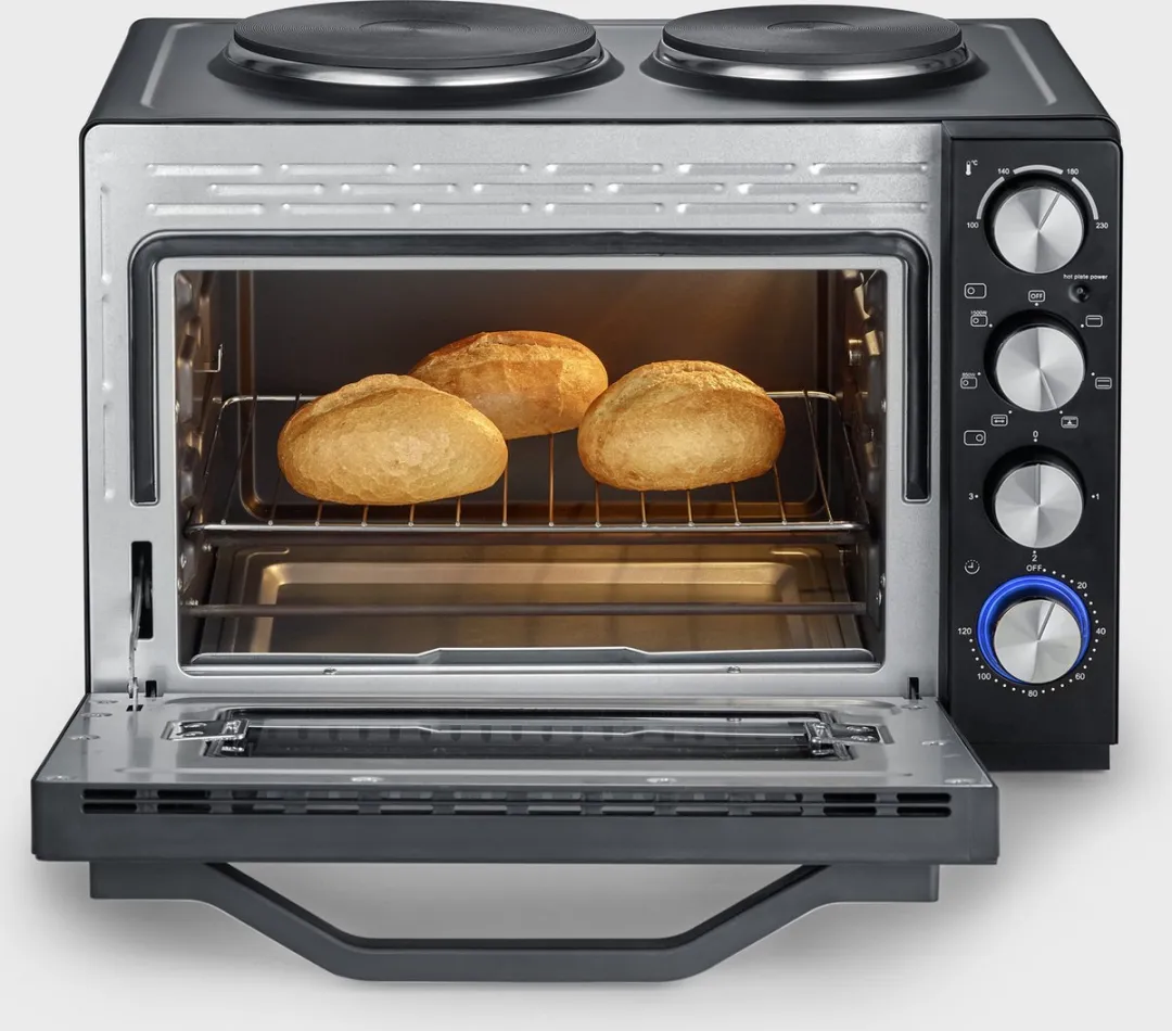 Severin TO 2074 Bak- en Broodrooster Oven 30L - Zwart