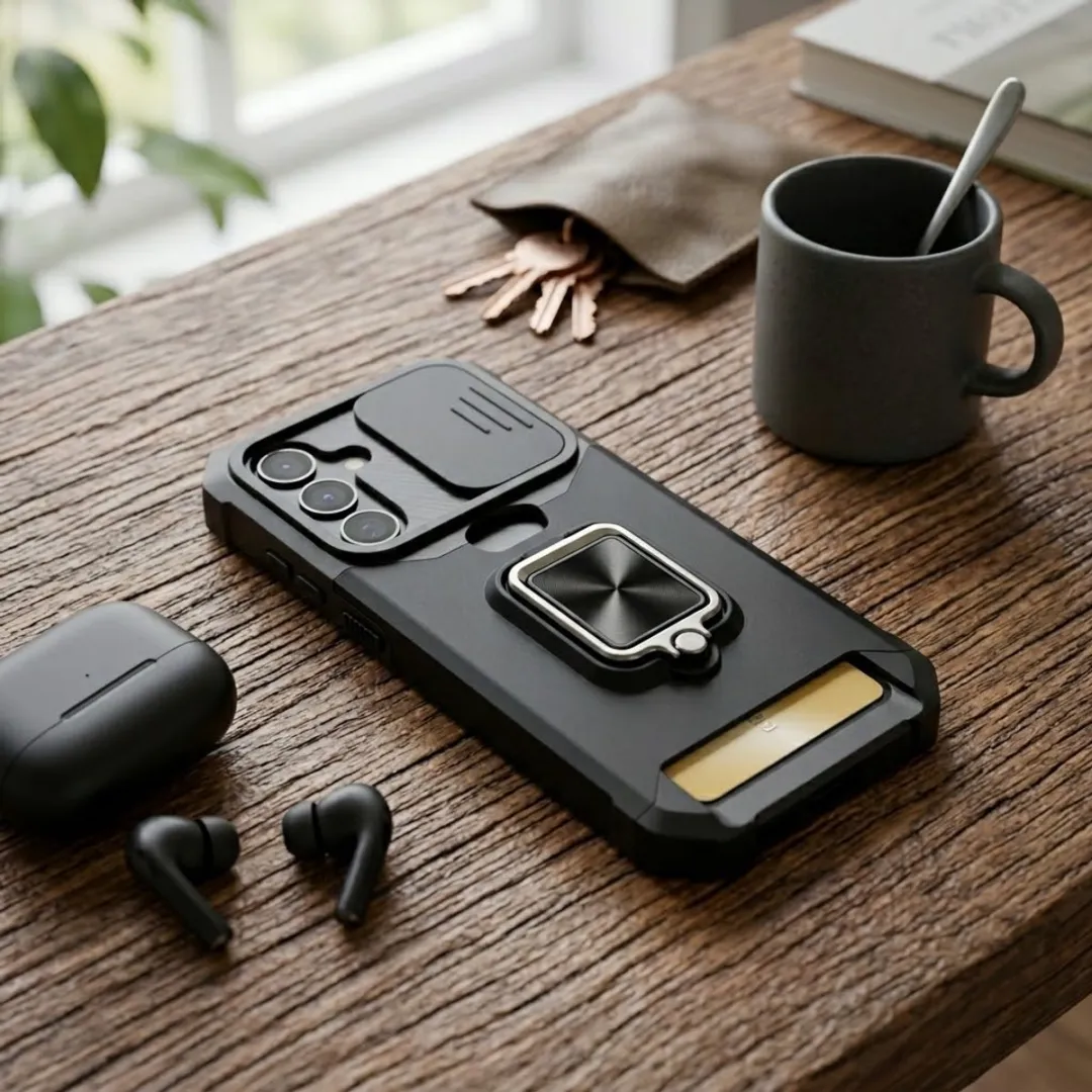 NUVEX Telefoonhoesje Samsung Galaxy S25 - Zwart - Schokbestendig