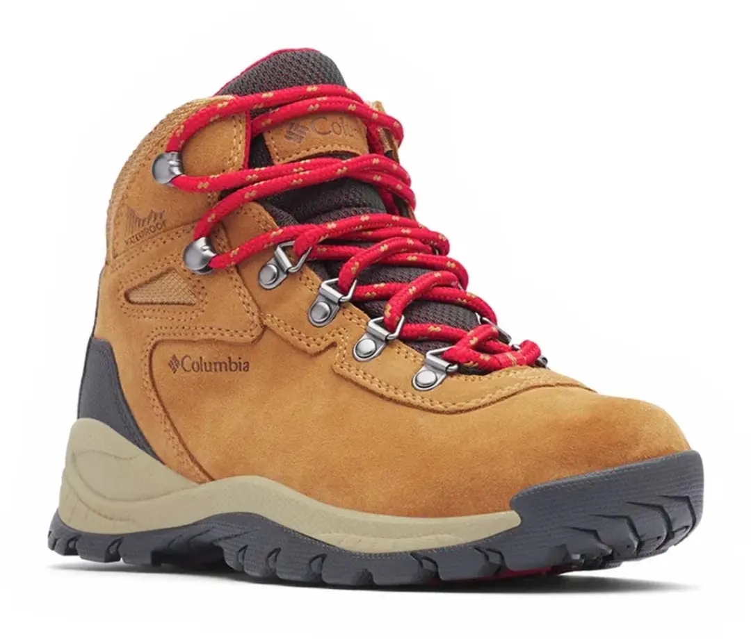 Columbia NEWTON RIDGEâ„¢ PLUS WATERPROOF AMPED Women's Wandelschoenen - Elk, Mountain Red - Maat 39 - afbeelding 2 van 6