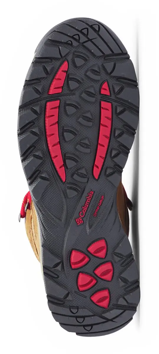 Columbia NEWTON RIDGEâ„¢ PLUS WATERPROOF AMPED Women's Wandelschoenen - Elk, Mountain Red - Maat 39 - afbeelding 3 van 6