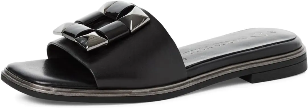 Marco Tozzi Dames Lederen Pantoffels