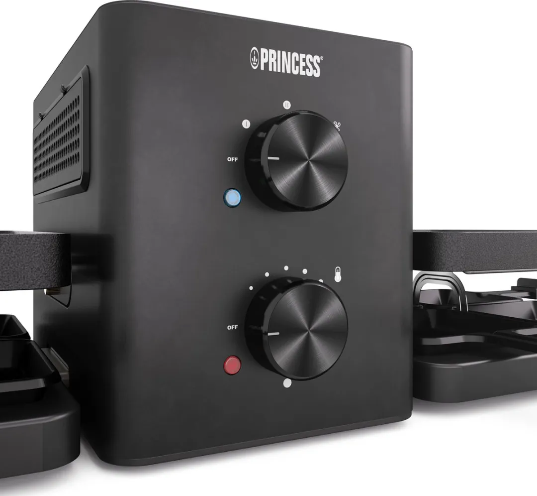 Princess 162660 Raclette Purify 8 Personen - 1500W - Zwart