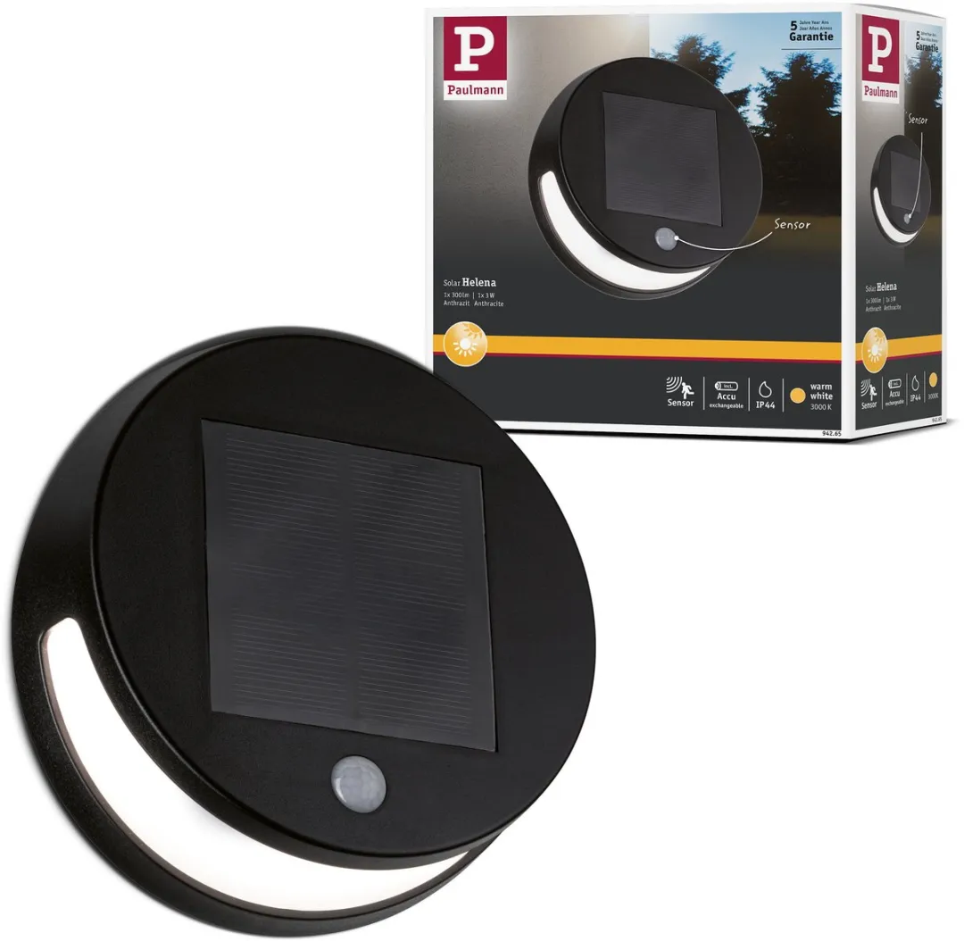 Paulmann Helena Solar LED Wandarmatuur 3000K