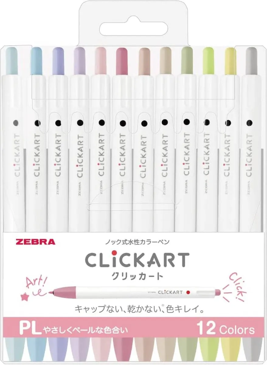 Zebra Clickart Knock Sign 0,6mm Pennen