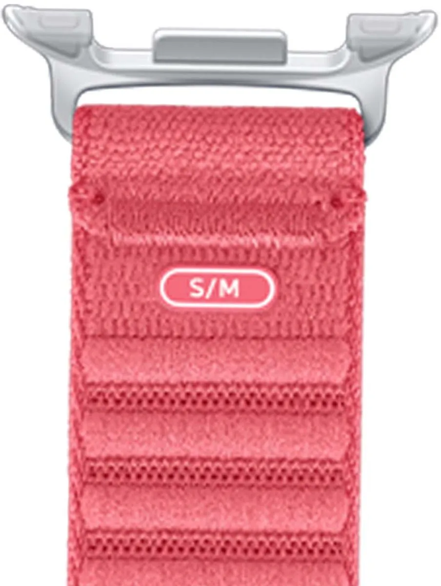 Samsung Galaxy Watch 8 Stoffenen Band - Rood