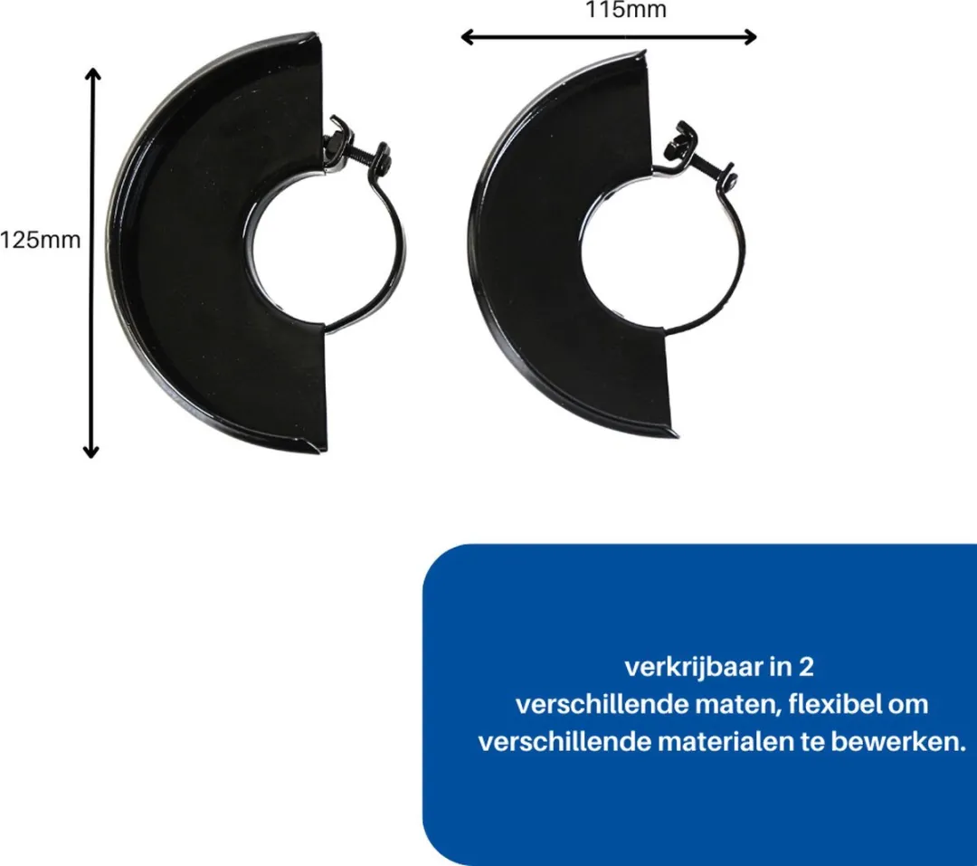 TETRA Tools TEG-125 - Haakse Slijper - 115/125 MM - Slijptol - Netstroom - Krachtig
