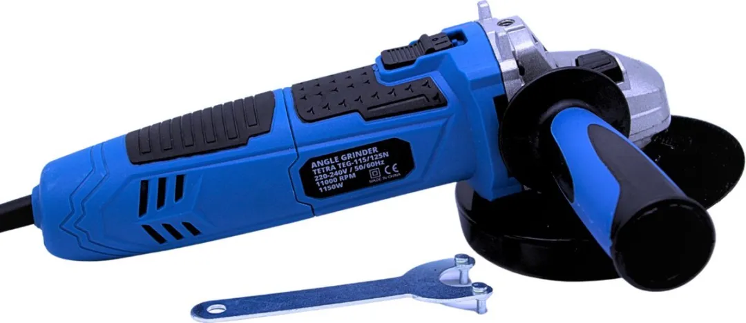 TETRA Tools TEG-125 - Haakse Slijper - 115/125 MM - Slijptol - Netstroom - Krachtig