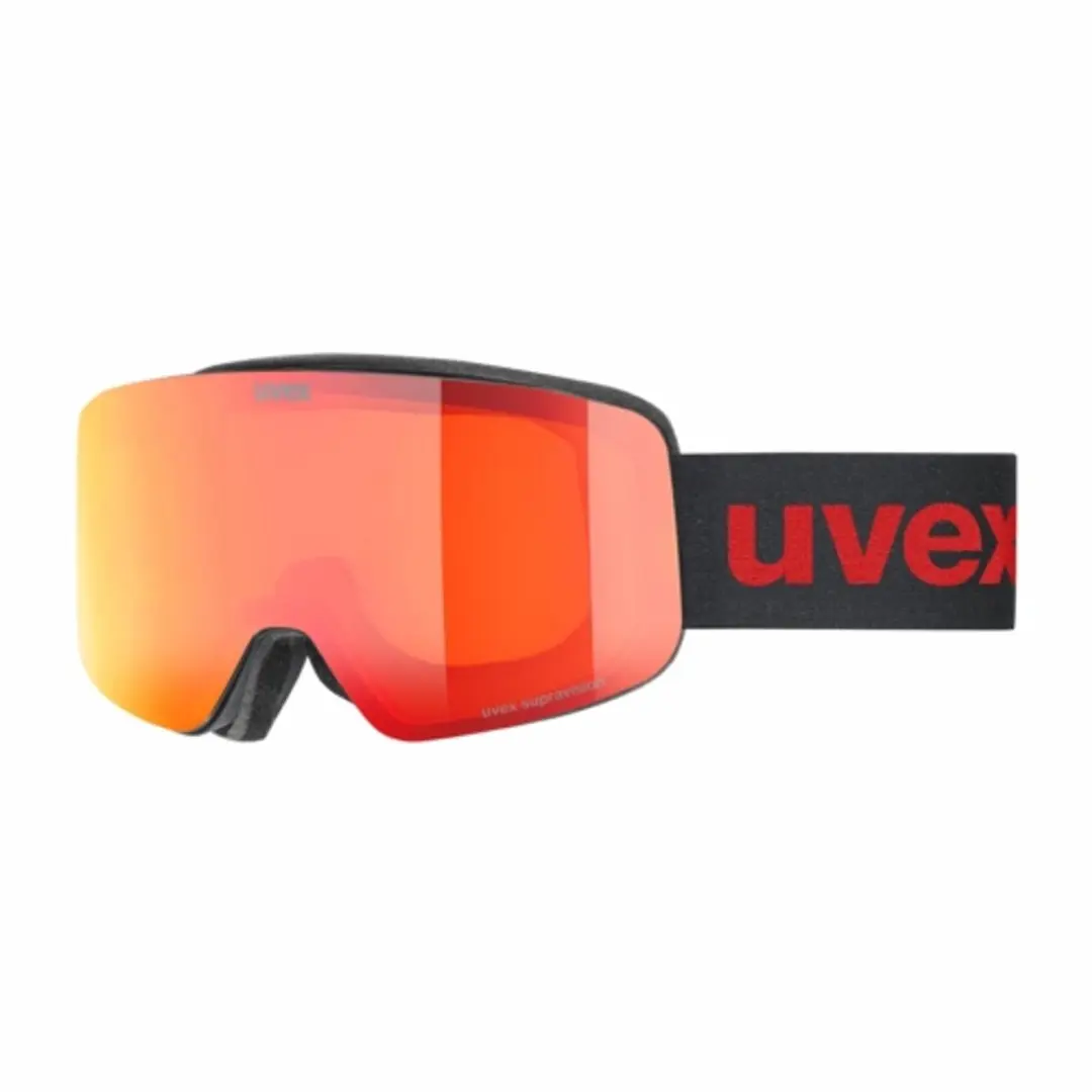 Uvex Pwdr FM Skibril Junior - Zwart/Rood - afbeelding 5 van 5