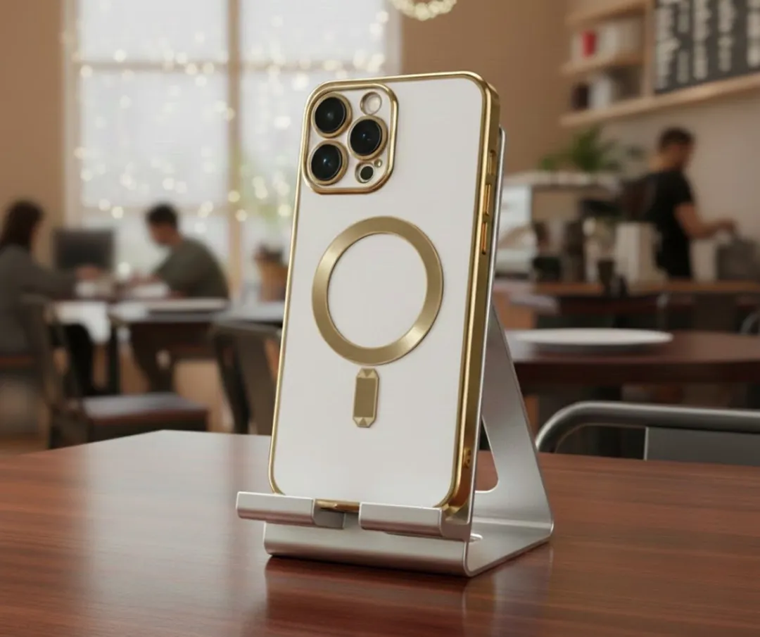 NUVEX iPhone 16 Pro Max Hoesje - Goud - MagSafe