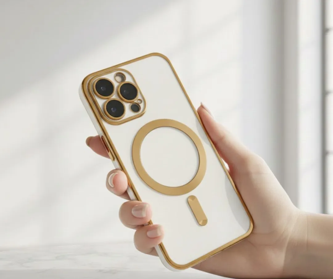 NUVEX iPhone 16 Pro Max Hoesje - Goud - MagSafe