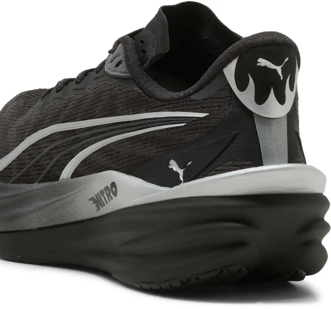 PUMA Deviate NITRO 4 Brightstride Dames - Zwart/Zilver - 38 - afbeelding 3 van 6