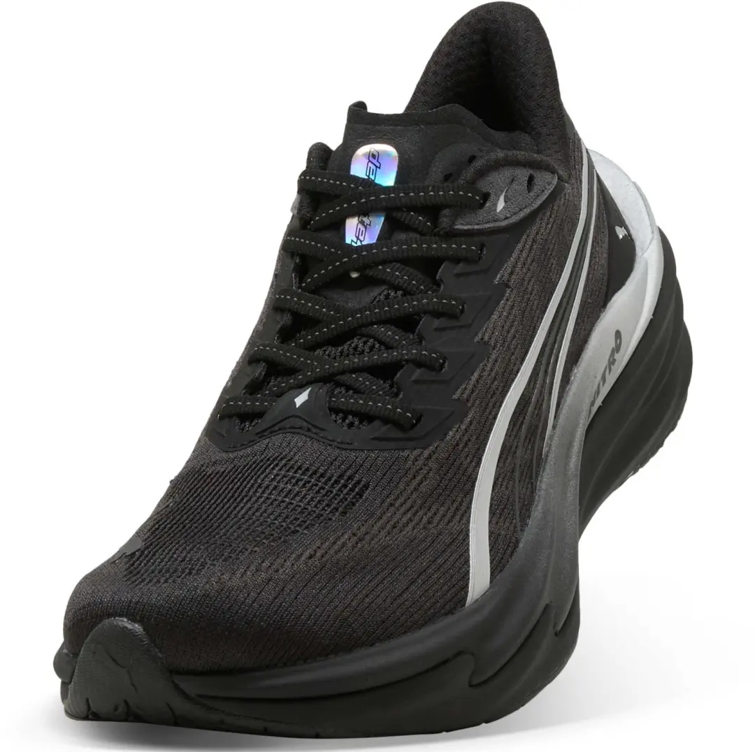 PUMA Deviate Nitro 4 Brightstride Dames - Zwart/Zilver - afbeelding 5 van 6