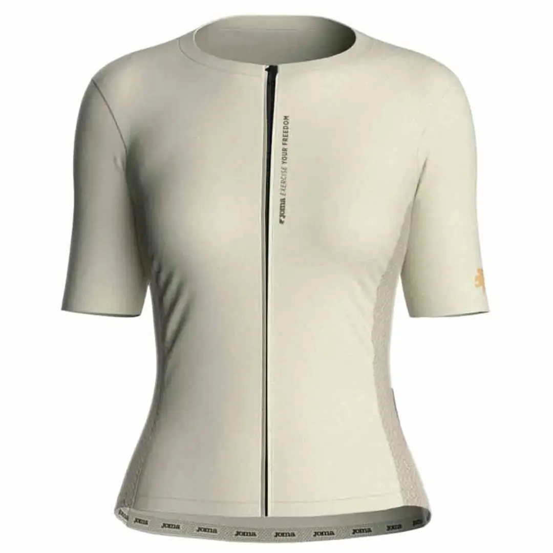 Joma Crono T-shirt Met Korte Mouwen Beige M Vrouw